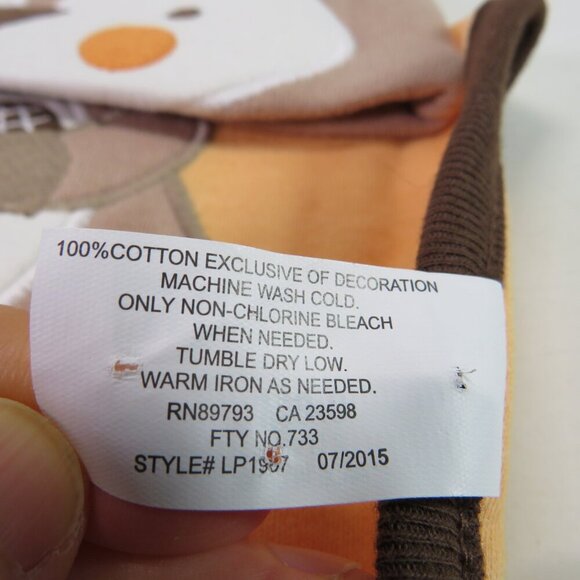 Love Spun Hat & Bib Squirrel or Chipmunk Animal (could use as Halloween Costume) - Picture 6 of 10